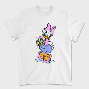 Cartoon Retro Daisy Duck 5, Tricou Barbati (Unisex)