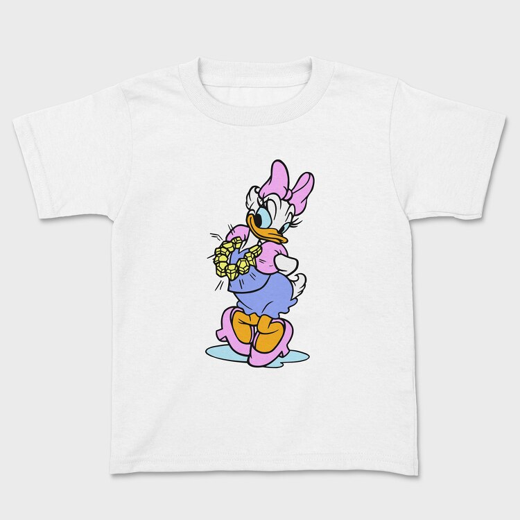 Cartoon Retro Daisy Duck 5, Tricou Copii