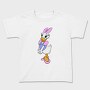 Cartoon Retro Daisy Duck 6, Tricou Copii