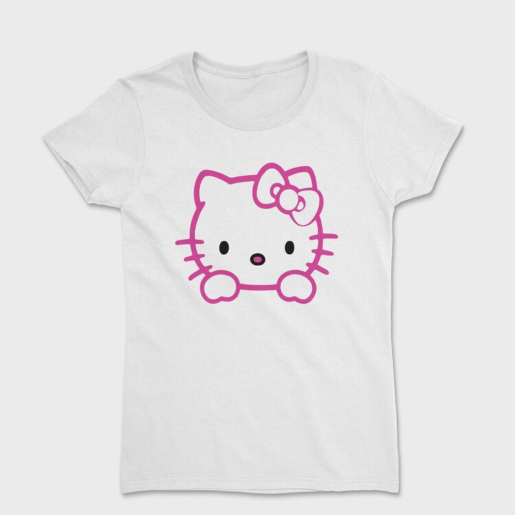 Cartoon Retro Hello Kitty 6, Tricou Femei