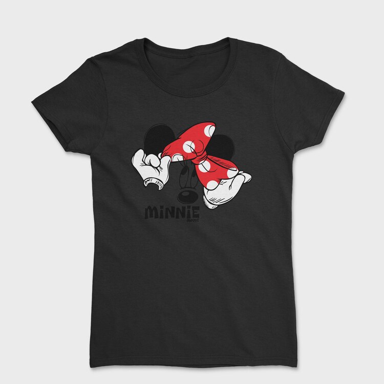 Minnie Mouse Face, Tricou Femei