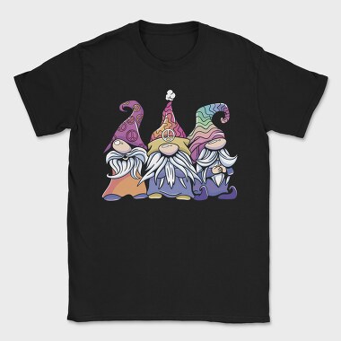Hippie Gnomes Pastel, Tricou Barbati (Unisex)
