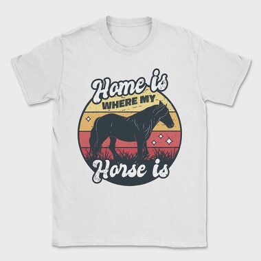 Home Horse, Tricou Barbati (Unisex)