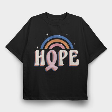Hope, Tricou Oversize Barbati (Unisex)