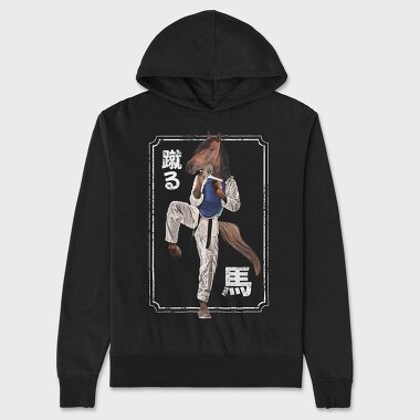 Horse Karate, Hanorac Oversize Barbati (Unisex)