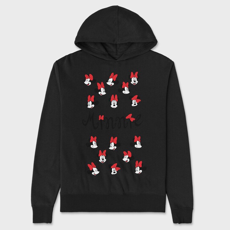 Minnie Mouse Bow Collection, Hanorac Oversize Barbati (Unisex)
