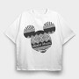 Mickey Mouse Maze, Tricou Oversize Barbati (Unisex)