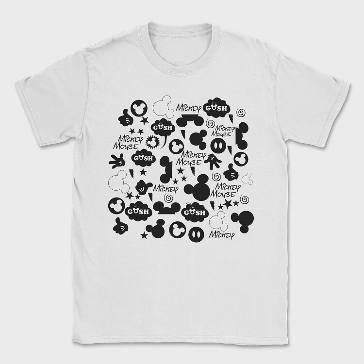 Mickey Mouse Gosh, Tricou Barbati (Unisex)