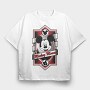 Mickey Mouse Emblem, Tricou Oversize Barbati (Unisex)