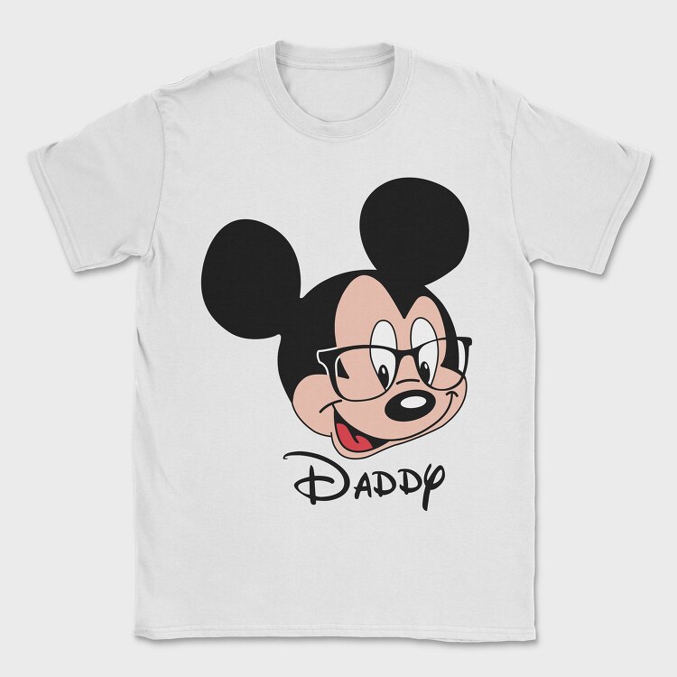 Mickey Daddy Vibes, Tricou Barbati (Unisex)
