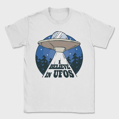 I Believe in Ufos, Tricou Barbati (Unisex)