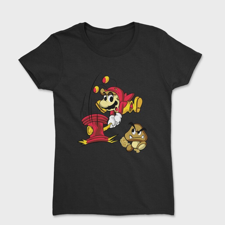 Mario Fire Hydrant, Tricou Femei