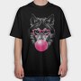 Huskyd, Tricou Oversize Barbati (Unisex)