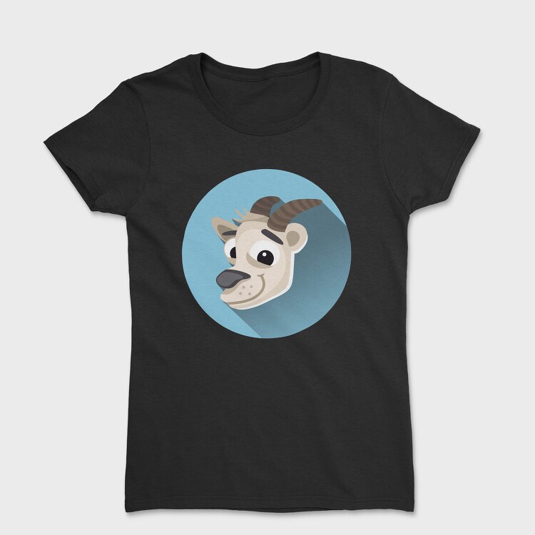 Goat Head Icon, Tricou Femei