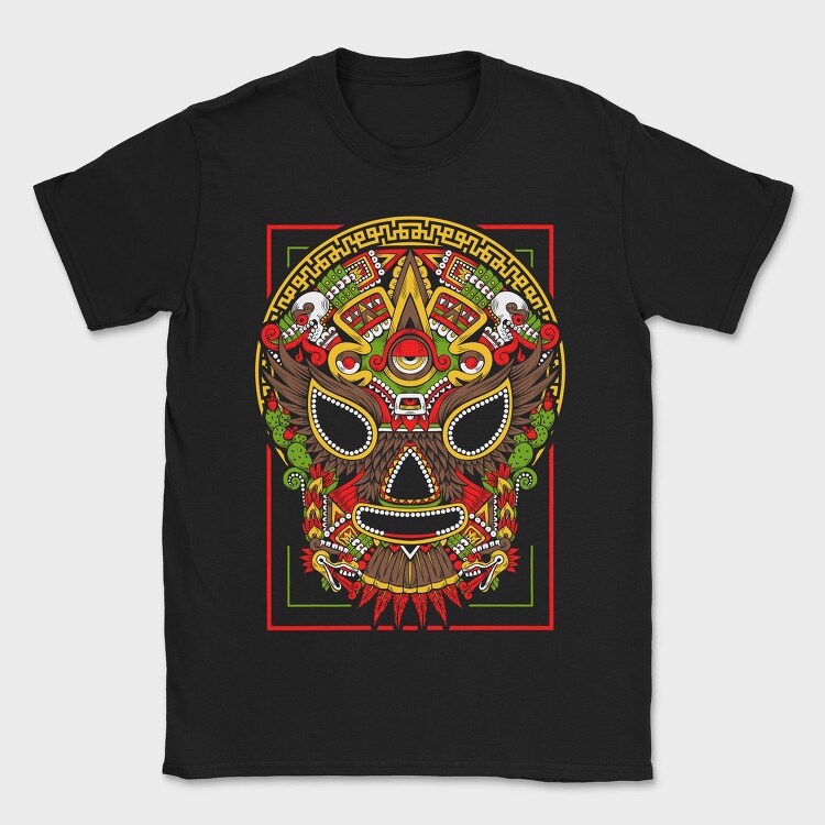 Mexican Mask, Tricou Barbati (Unisex)