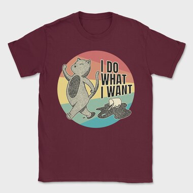 I Do What I Want Cat Coffee, Tricou Barbati (Unisex)