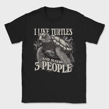 I Love Turtles, Tricou Barbati (Unisex)