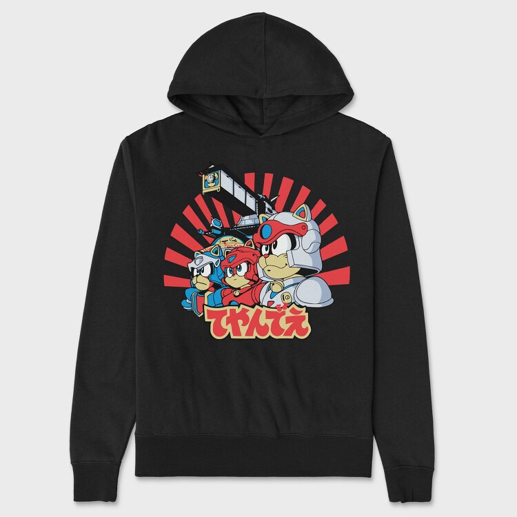 Megaman Trio, Hanorac Oversize Barbati (Unisex)