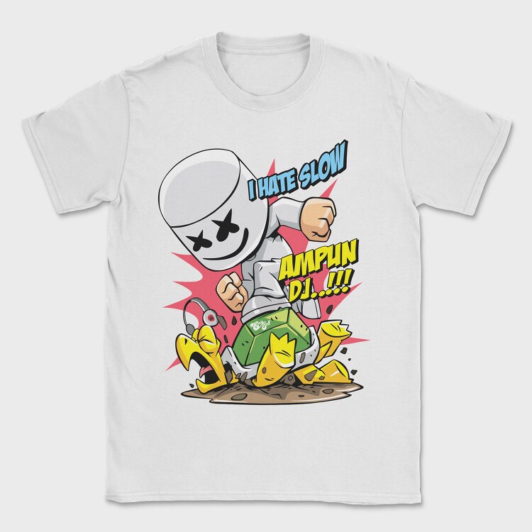 Marshmello Slow Dance, Tricou Barbati (Unisex)