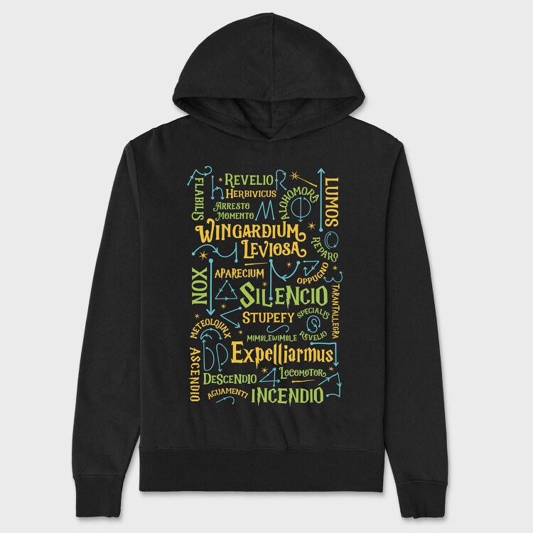 Magic Words, Hanorac Oversize Barbati (Unisex)