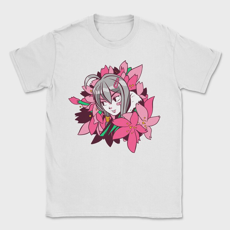 Lotus Flower Girl, Tricou Barbati (Unisex)