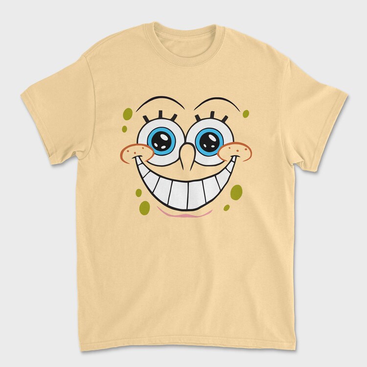 SpongeBob face 18, Tricou Barbati (Unisex)