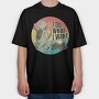 I Do What I Want Cat Coffee, Tricou Oversize Barbati (Unisex)