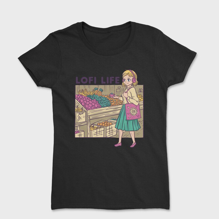 Lofi Market Life, Tricou Femei