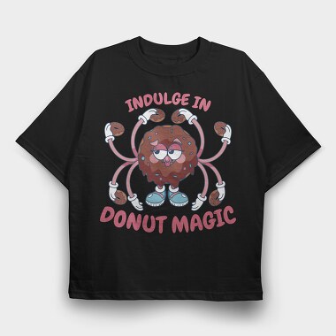 Indulge in Donut Magic, Tricou Oversize Barbati (Unisex)