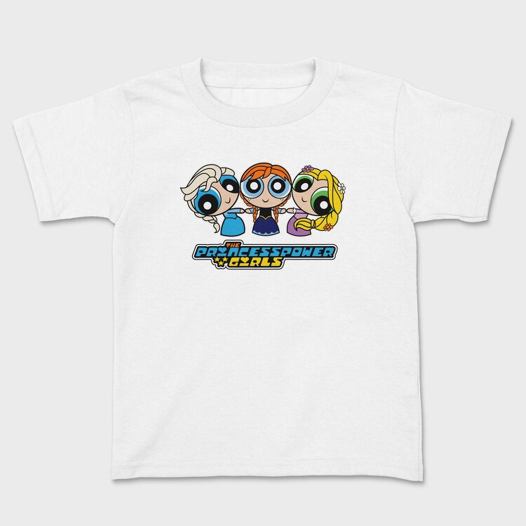 The Powerpuff Girls Frozen Rapunzel, Tricou Copii