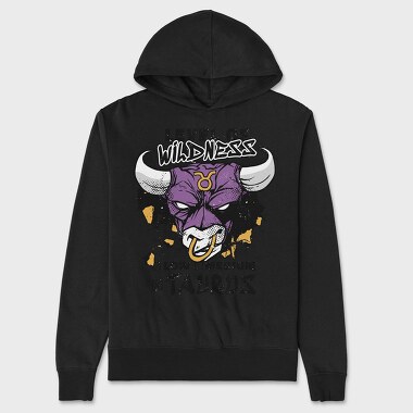 Level Of Wildness Taurus, Hanorac Oversize Barbati (Unisex)