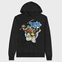Leonardo Ninja Turtle, Hanorac Oversize Barbati (Unisex)
