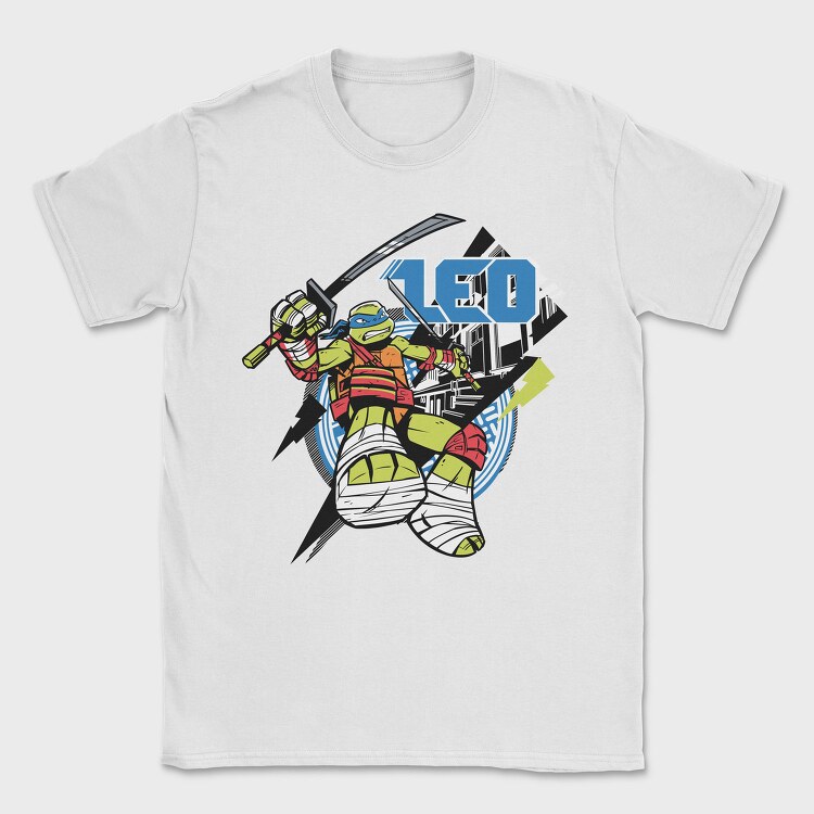 Leonardo Ninja Turtle, Tricou Barbati (Unisex)