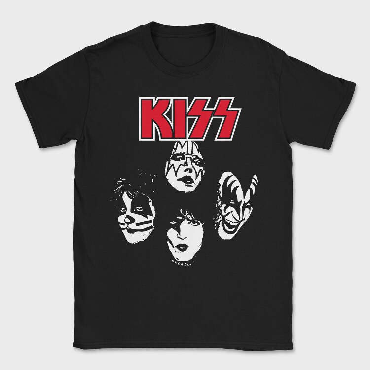 Kiss Lightning Bolt, Tricou Barbati (Unisex)