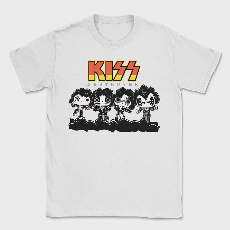 Kiss Destroyer Chibi, Tricou Barbati (Unisex)