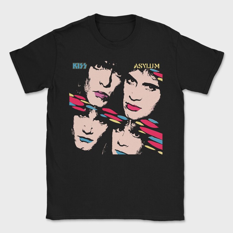 Kiss Asylum Lips, Tricou Barbati (Unisex)