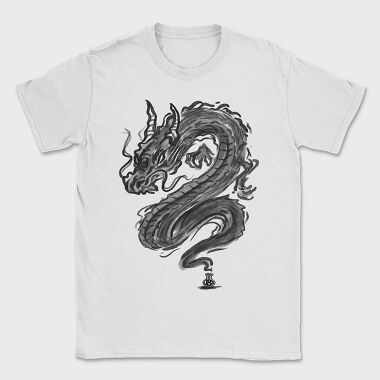 Ink Dragon, Tricou Barbati (Unisex)
