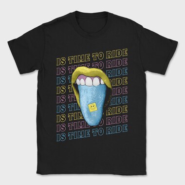 Is Time to Ride, Tricou Barbati (Unisex)
