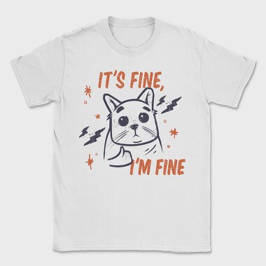 Its Fine I Am Fine, Tricou Barbati (Unisex)