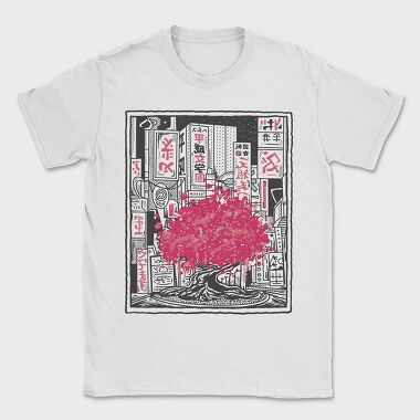 Japan Tree City, Tricou Barbati (Unisex)