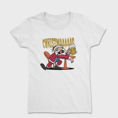 Christmas Santa Beer, Tricou Femei