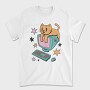 Computer Cat, Tricou Barbati (Unisex)