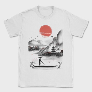 Japanese Landscape, Tricou Barbati (Unisex)