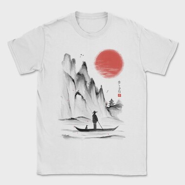 Japanese Traditional Landscape, Tricou Barbati (Unisex)