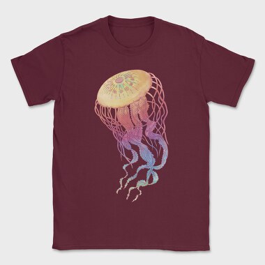 Jellyfish Colorful, Tricou Barbati (Unisex)