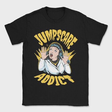 Jumpscare Addict, Tricou Barbati (Unisex)