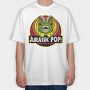 Jurrassic Pop, Tricou Oversize Barbati (Unisex)