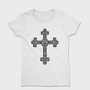 Germanic Cross Handdrawn, Tricou Femei