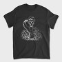 Patched Flamingo Portrait, Tricou Barbati (Unisex)