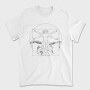 Vitruvian Drummer, Tricou Barbati (Unisex)